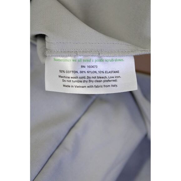 MM. La Fleur Womens Side Zipped Flat Front Buttoned Tapered Pants Gray Size 4 - Picture 6 of 7